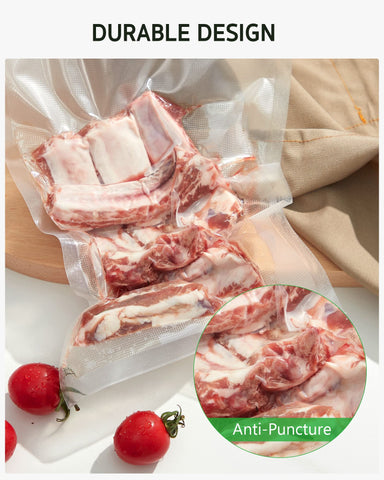 Syntus bags compatible with sous vide and boiling for versatile cooking