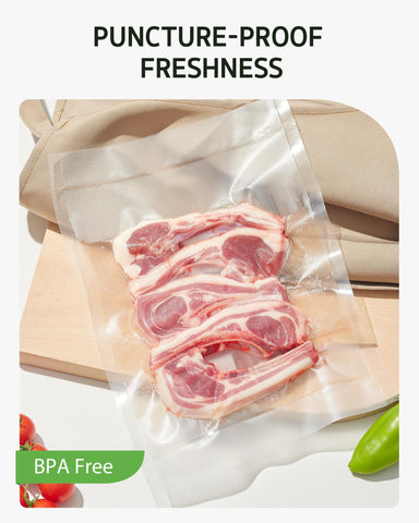 Syntus bags compatible with all major vacuum sealers.