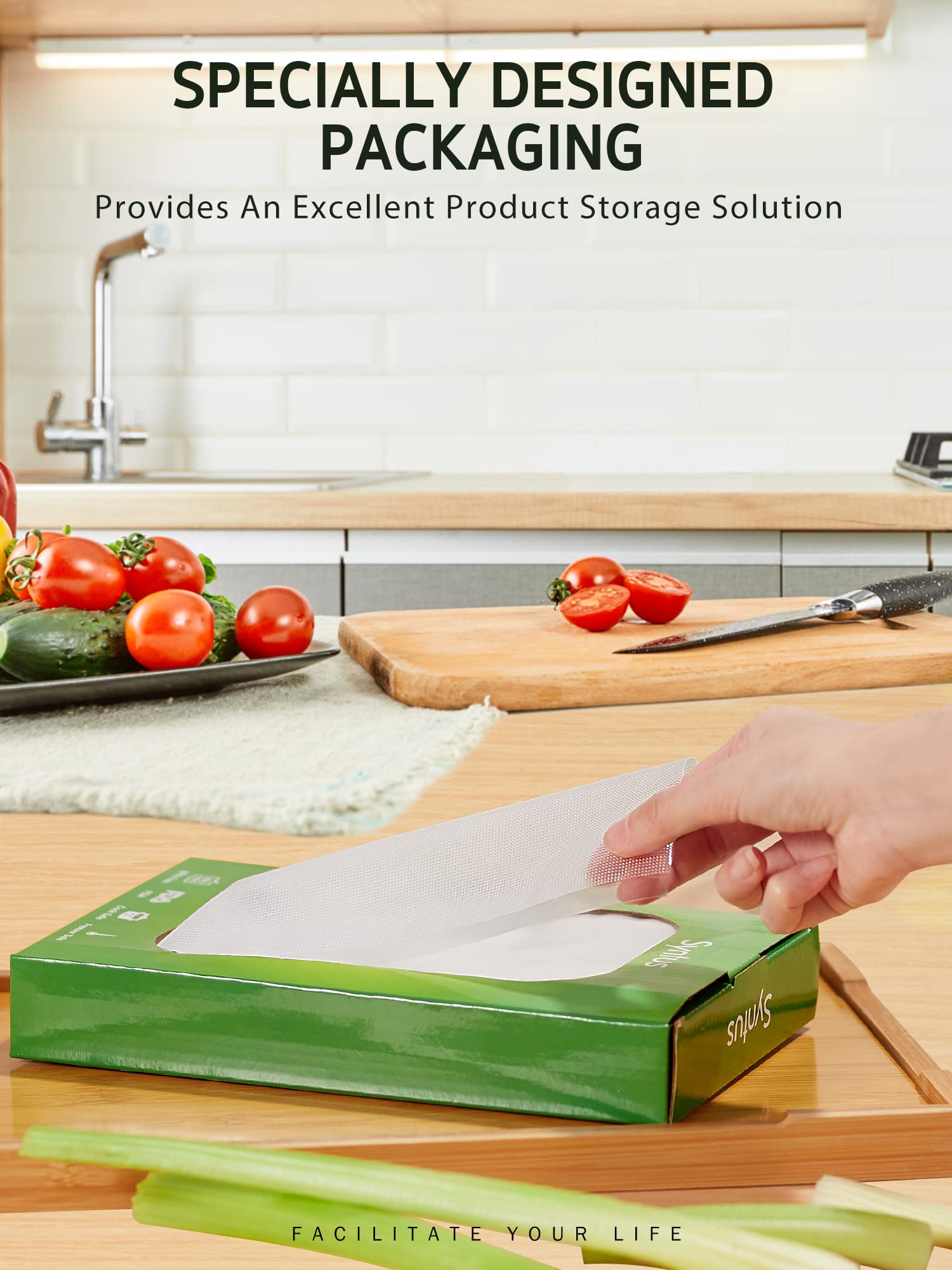 Syntus BPA-free material safe for fridge, freezer, microwave storage