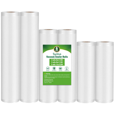 Syntus vacuum sealer bags 6x10 roll for portioning and freshness