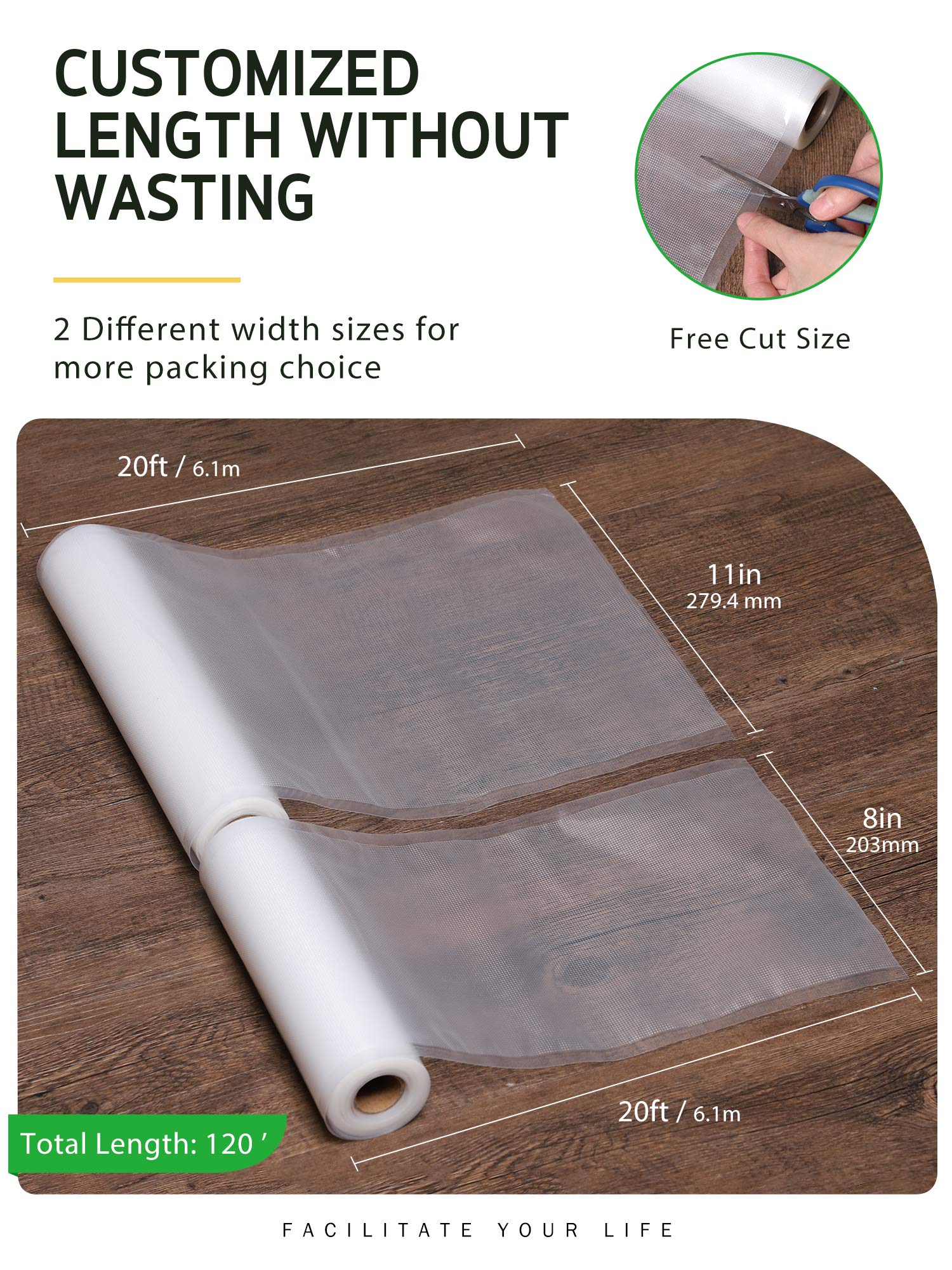Syntus embossed puncture protection prevents tears during sealing