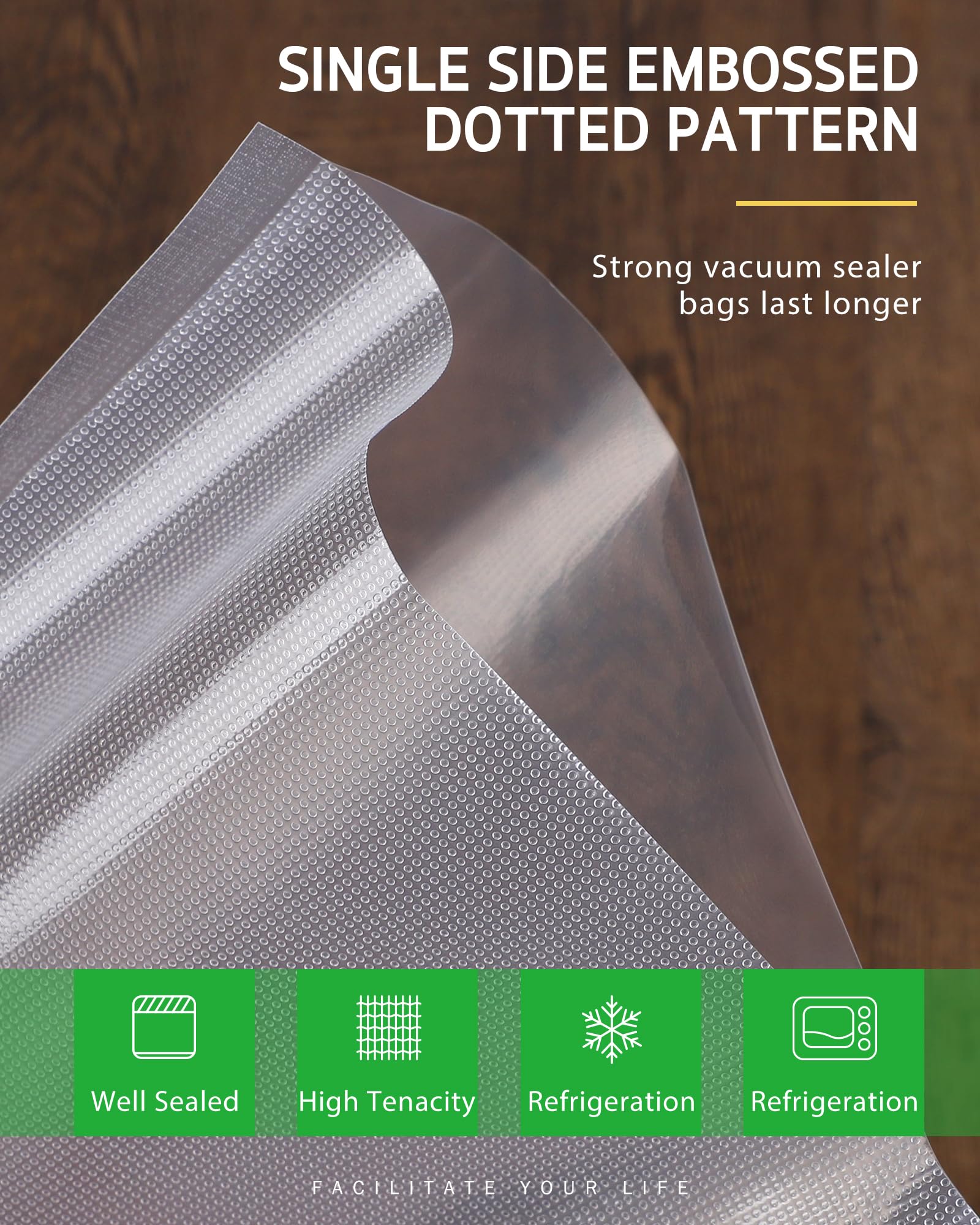 Syntus BPA free bags provide safe storage for fresh foods and leftovers