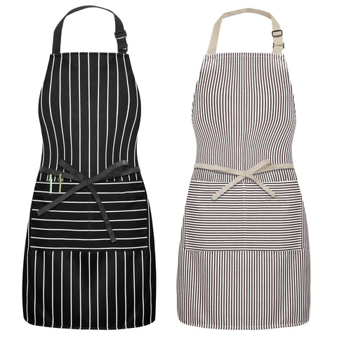 Syntus waterdrop bib apron front view protects clothing during cooking