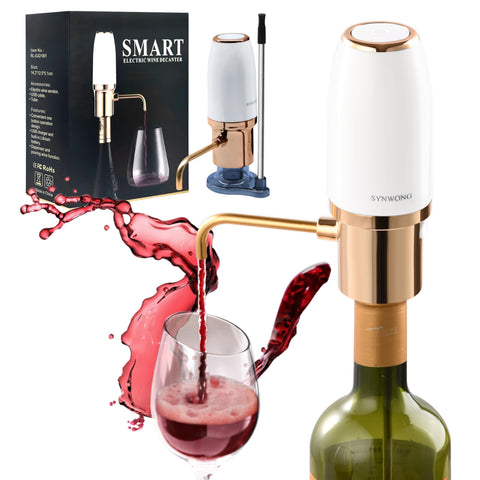 SYNWONG wine aerator pour enhances aroma and flavor for every glass.
