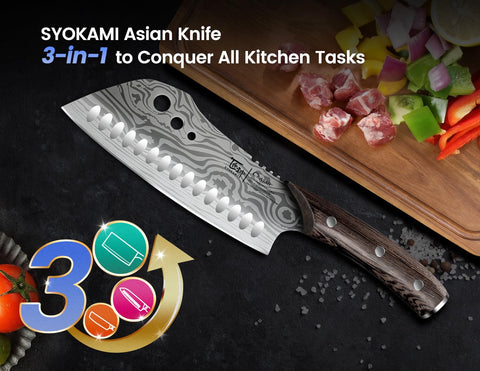 SYOKAMI 3-hole herb stripper feature simplifying herb prep.