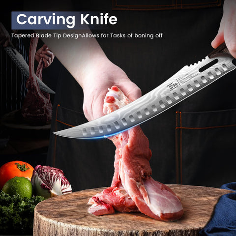 SYOKAMI handle made of wenge wood showcases non-slip grip and durable control