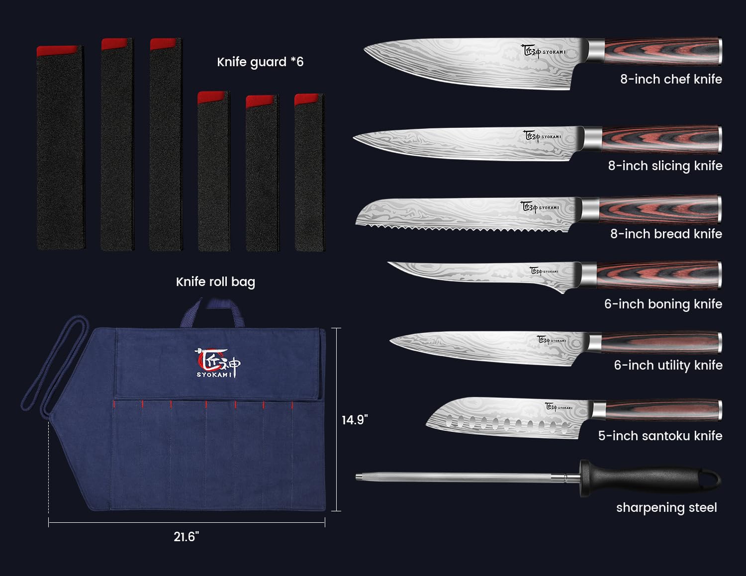 SYOKAMI kitchen and camping scenes illustrate indoor and outdoor versatility.