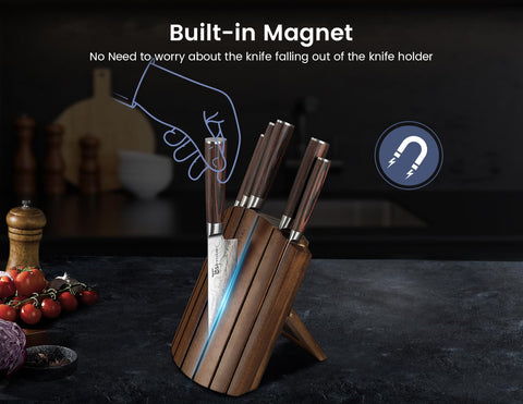 SYOKAMI knife set ergonomic handles reduce fatigue during long prep sessions.