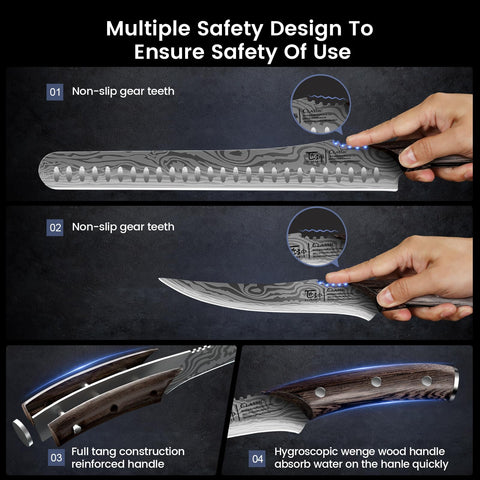 SYOKAMI meat cutting set in premium gift box for gifting.