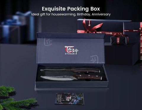 SYOKAMI steak knife 15-degree edge for ultra-sharp slicing