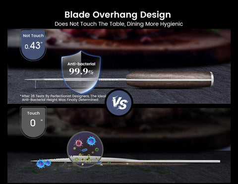 SYOKAMI steak knives with full-tang design offer balanced, durable handling.