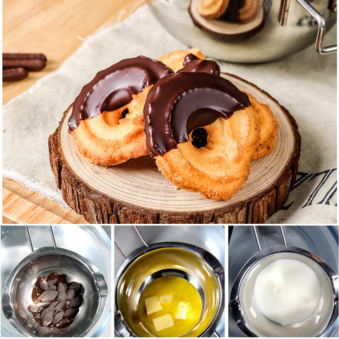 Sysmie 20oz capacity supports chocolate, candy, and custard tasks