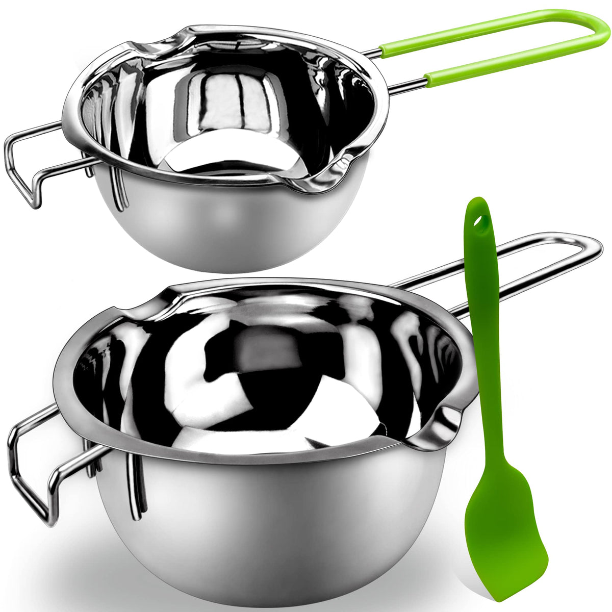 Sysmie double boiler set 1000ml for chocolate melting and large batches