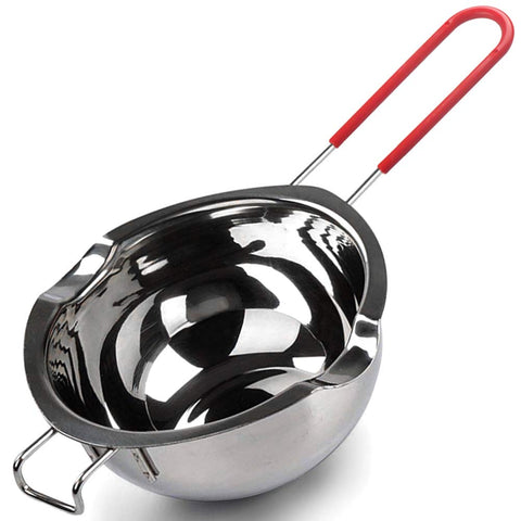 Sysmie stainless steel double boiler pot melting chocolate evenly for smooth texture