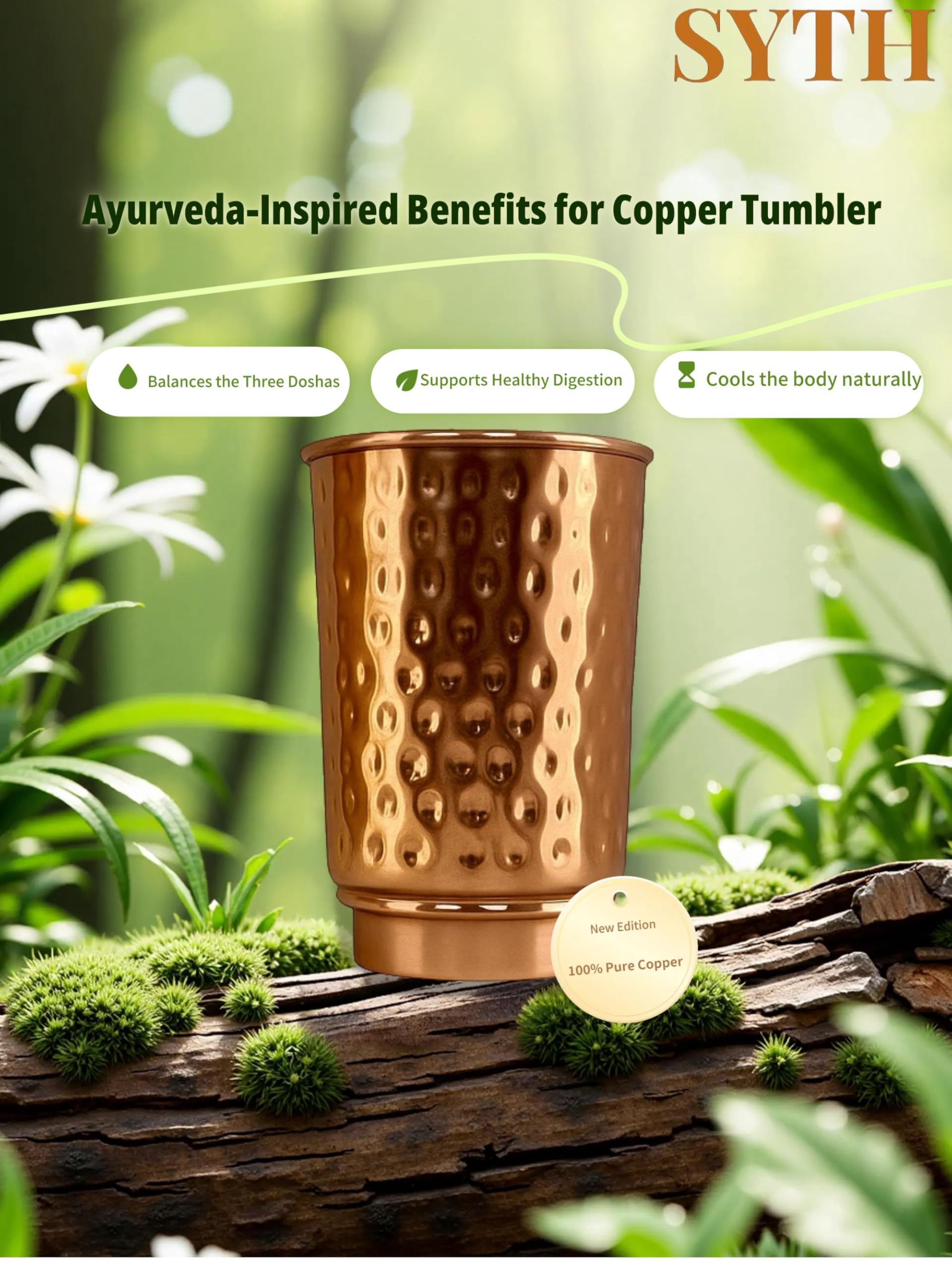 SYTH India-made copper tumbler reflects eco-friendly artisan production