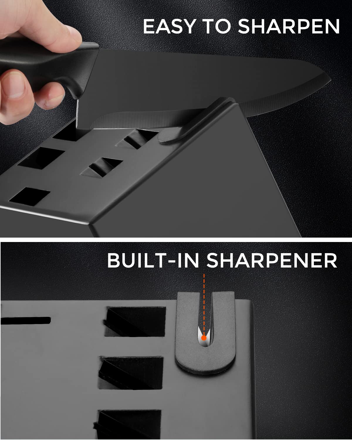 Syvio 8-inch slicing knife for clean, even cuts
