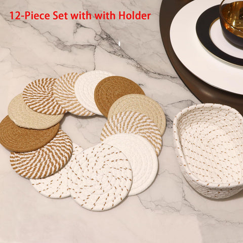 SZDPC boho design coasters add stylish decor to any table.