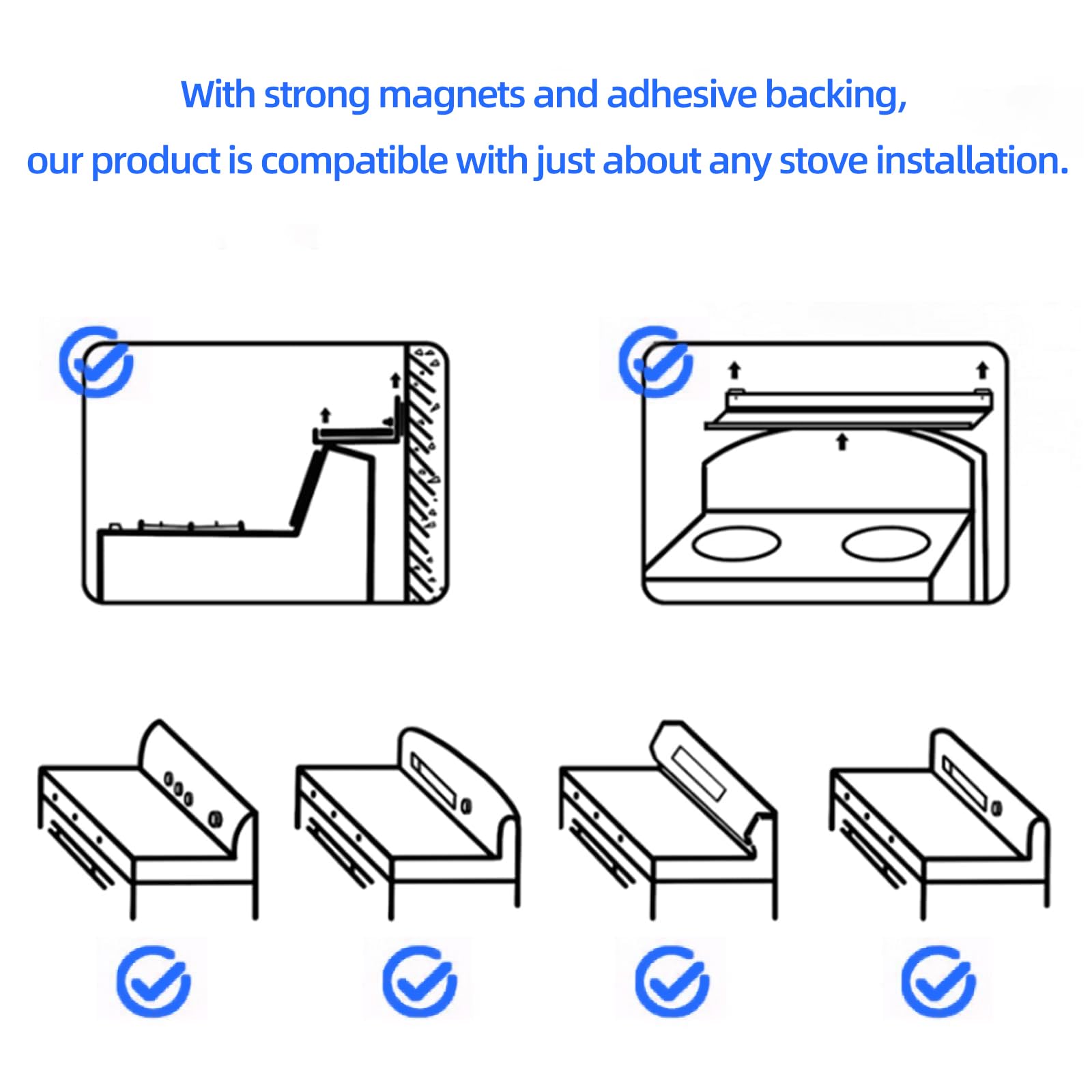 SZJHXIN compatible with multiple stovetop lengths for versatile organization.