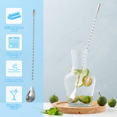 SZLFSX dishwasher safe bar spoon for quick cleanup