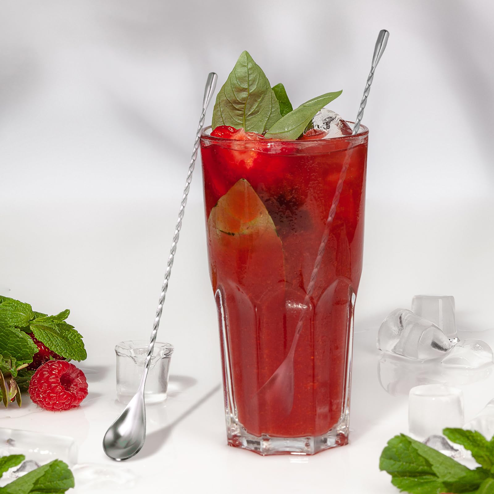 SZLFSX multipurpose bar spoon ideal for cocktails milk tea and smoothies