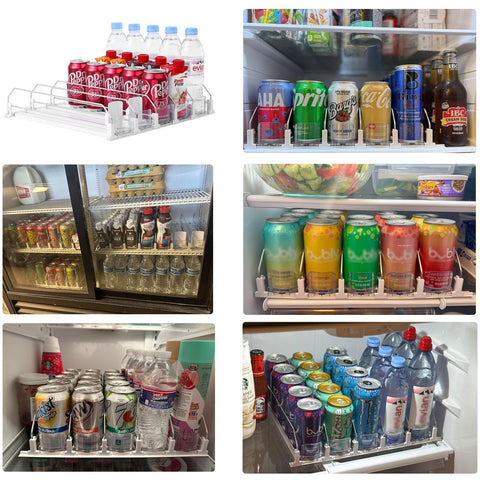 SZNLZQ fridge soda dispenser adjustable width fits multiple can sizes