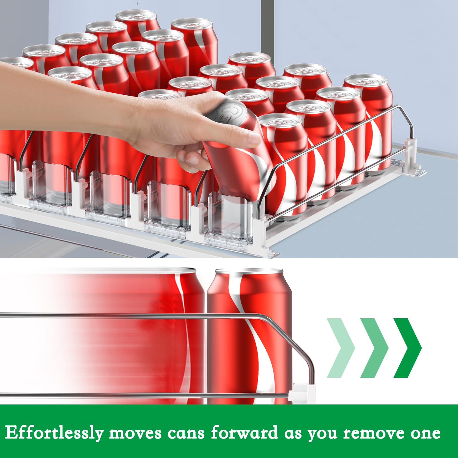 SZNLZQ recycled plastic construction provides durable fridge storage