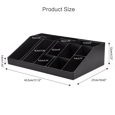 SZQINJI coffee station organizer showcasing multiple compartments for tidier counters