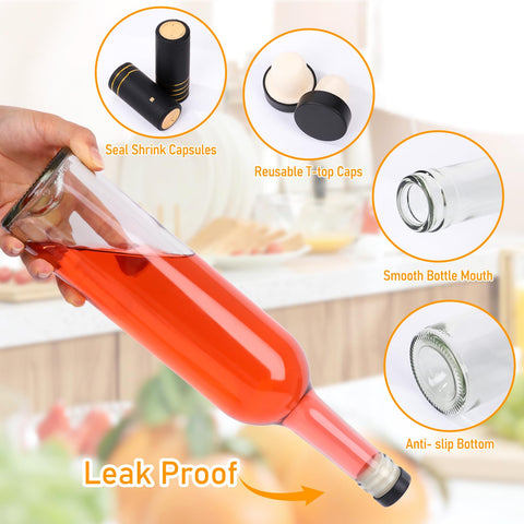SZUAH 750ml bottles with protective packaging, ensuring safe arrival.