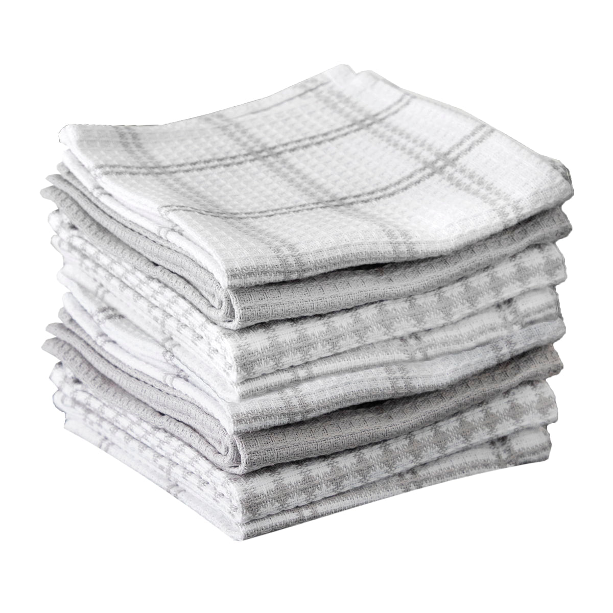 T-Fal Premium Waffle Dish Cloths show a textured absorbent weave for quick spill cleanups.