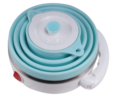 T-magitic dual voltage blue kettle for worldwide use.