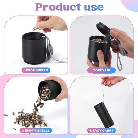 TAAMOG seed cup fits car cup holders, ideal for on-the-go gaming and travel snacking.