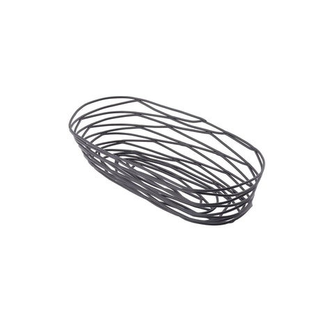 TableCraft BK11709 oblong basket side view highlighting durable finish