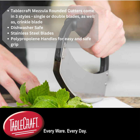 TableCraft H6610 dishwasher-safe design simplifies cleanup after meal prep.