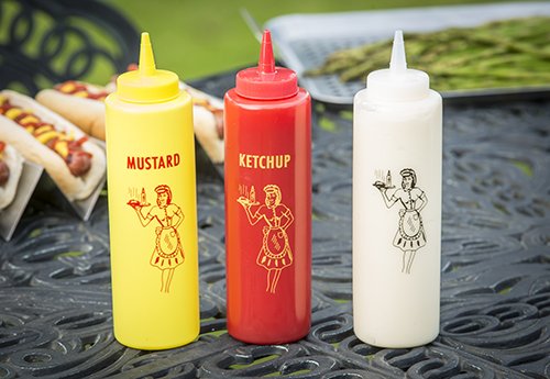 TableCraft Nostalgia ketchup squeeze bottle – precise pour for retro table service.