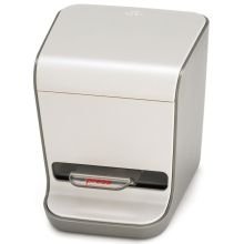 Tablecraft plastic gray toothpick dispenser provides easy access and tidy tabletops.