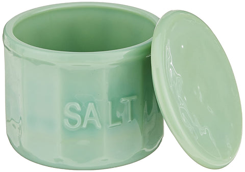 Dishwasher-safe design of Tablecraft salt cellar keeps cleanup simple