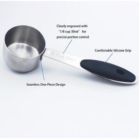 TacoMynxify 22oz capacity fits coffee beans, tea, or pantry staples.