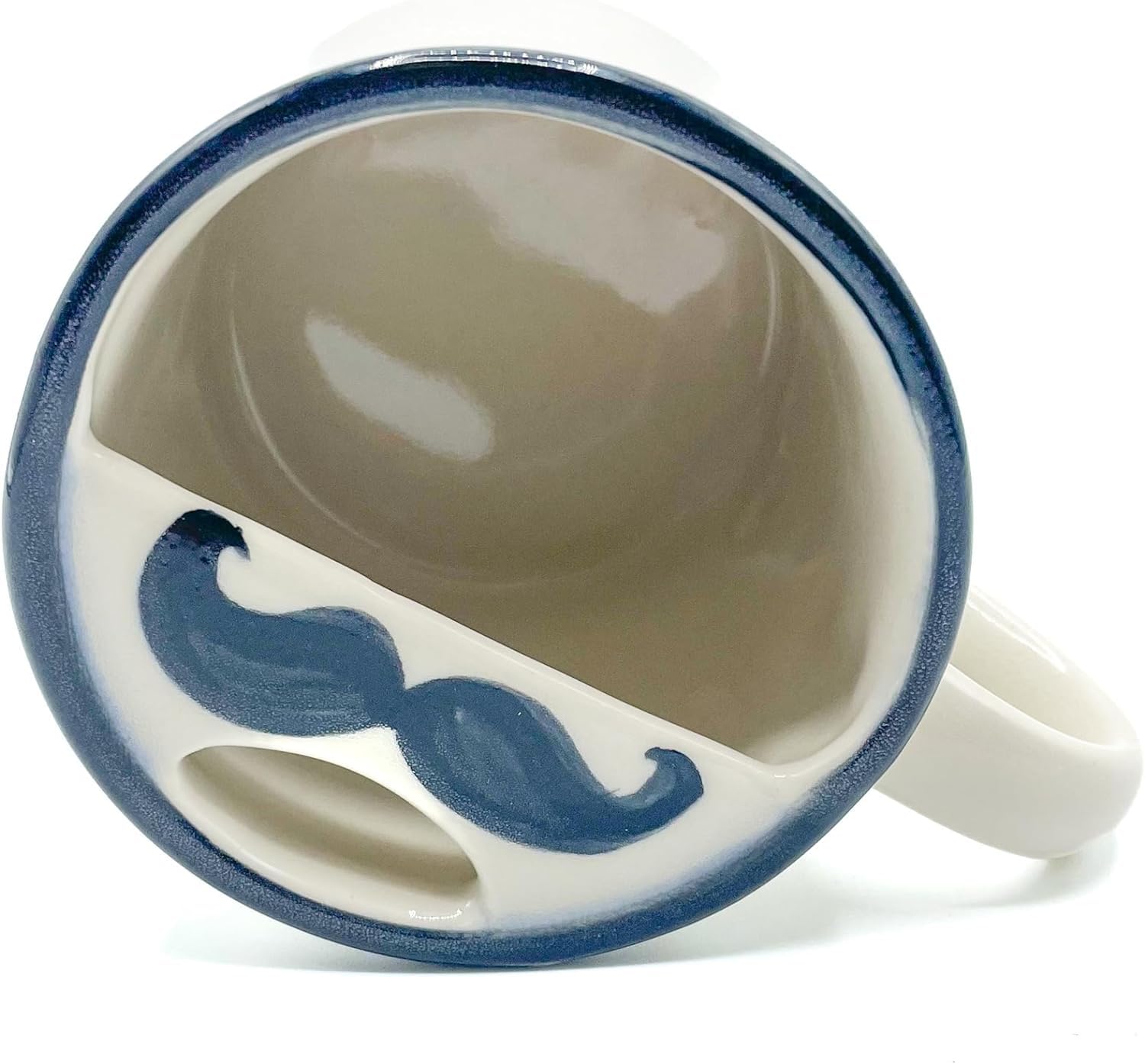 Taconic Shave hand-painted mug showcases skilled craftsmanship with a durable glaze.