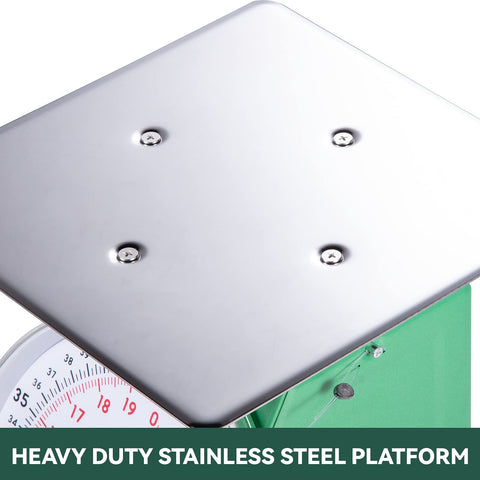 TADA 110lb capacity with 8 oz increments for versatile portioning.
