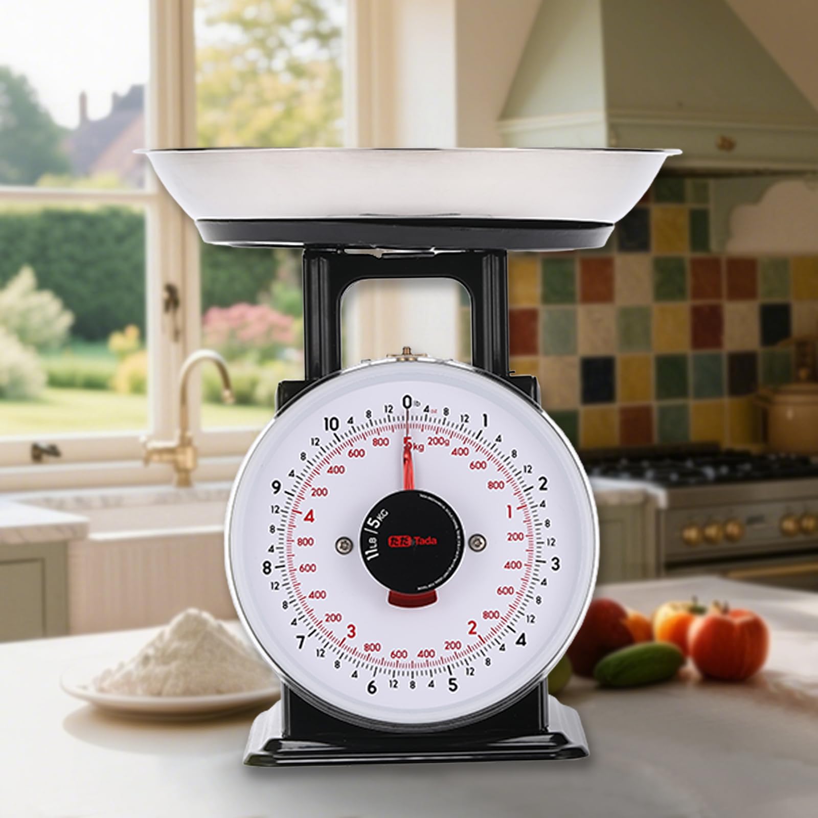 TADA rust-resistant steel body supports long-lasting kitchen use.