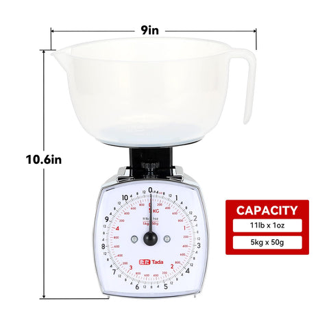 TADA compact kitchen design scale sits neatly in small spaces.