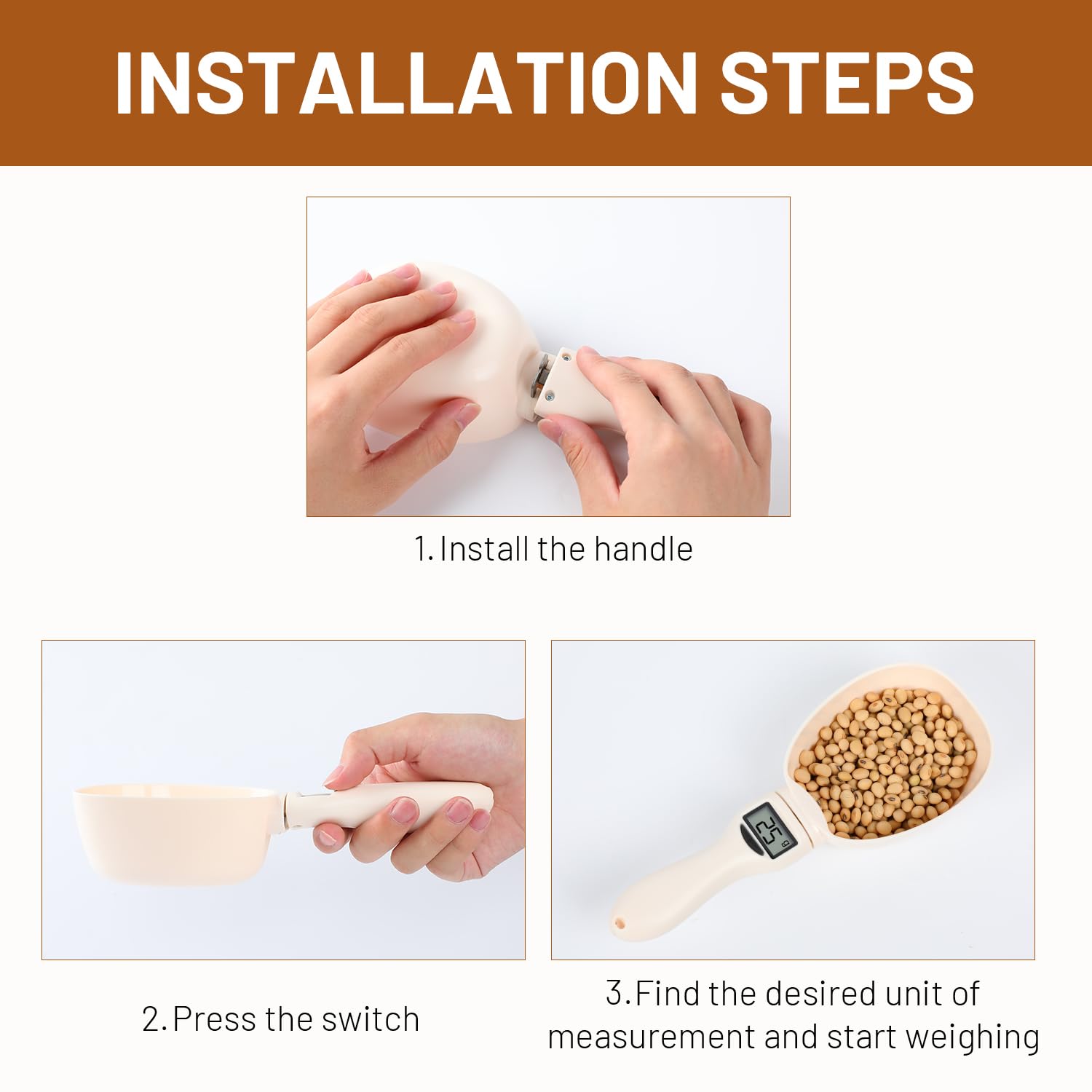 Taduno compact portable scale fits small countertops and travel