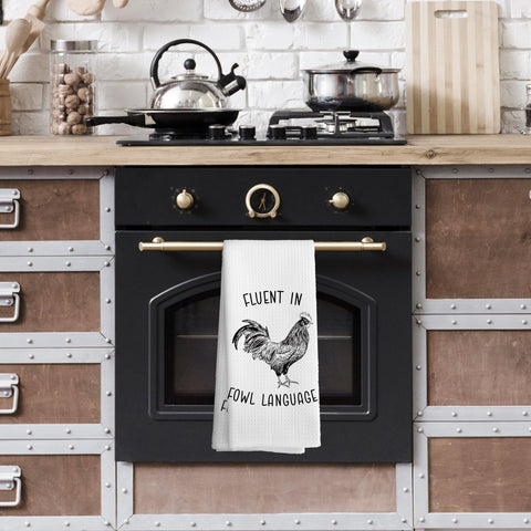 TAEDIN chicken towel demonstrates 16x24 size for versatile kitchen and bath use.