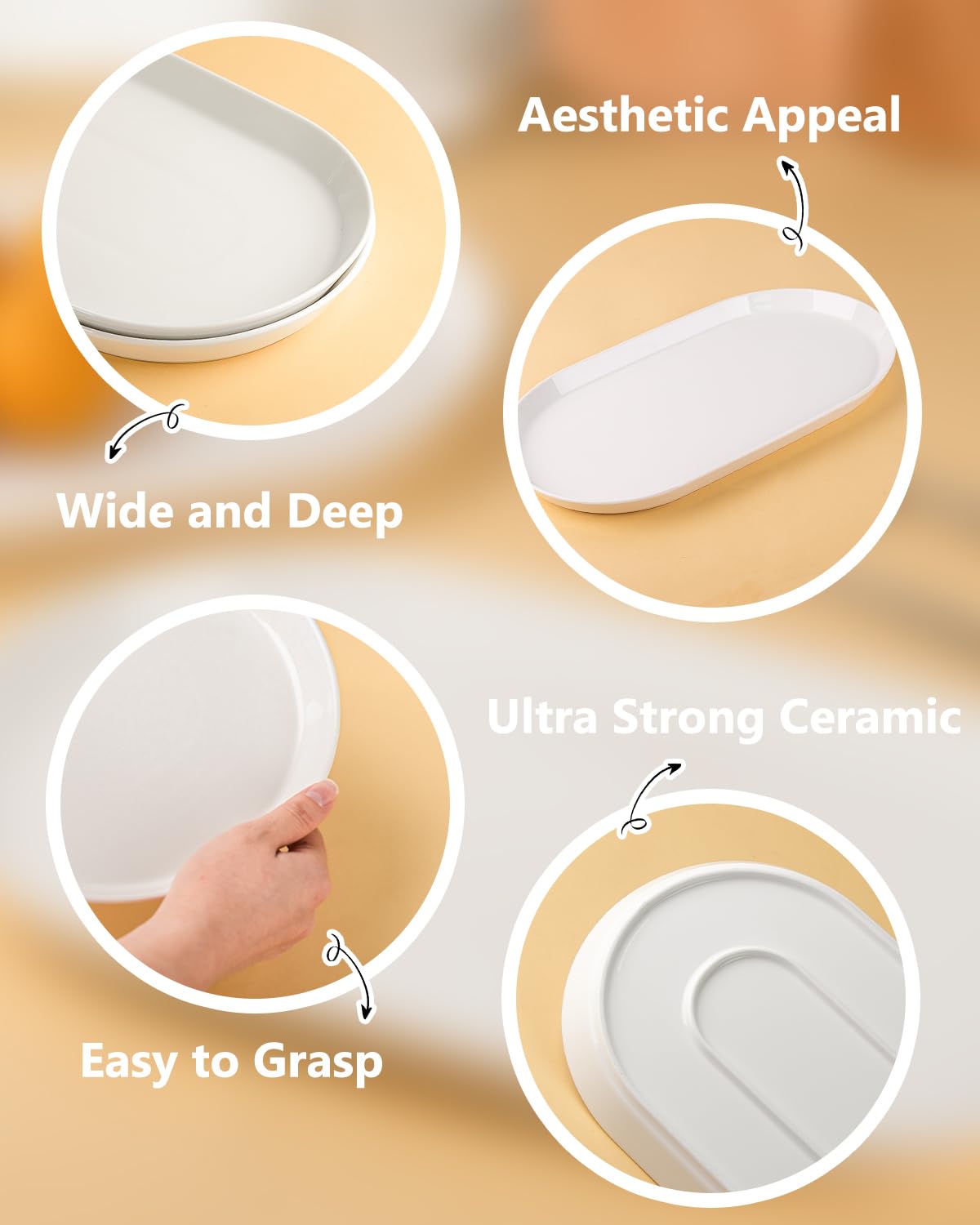 Taeochiy oval platter enhances entertaining for weddings and special events