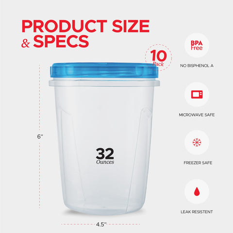 Tafura 32oz soup container suitable for microwave reheating