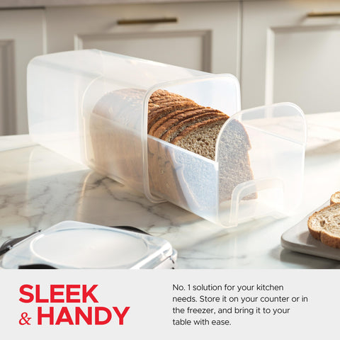 Tafura bread box with drawer for easy access to baked goods