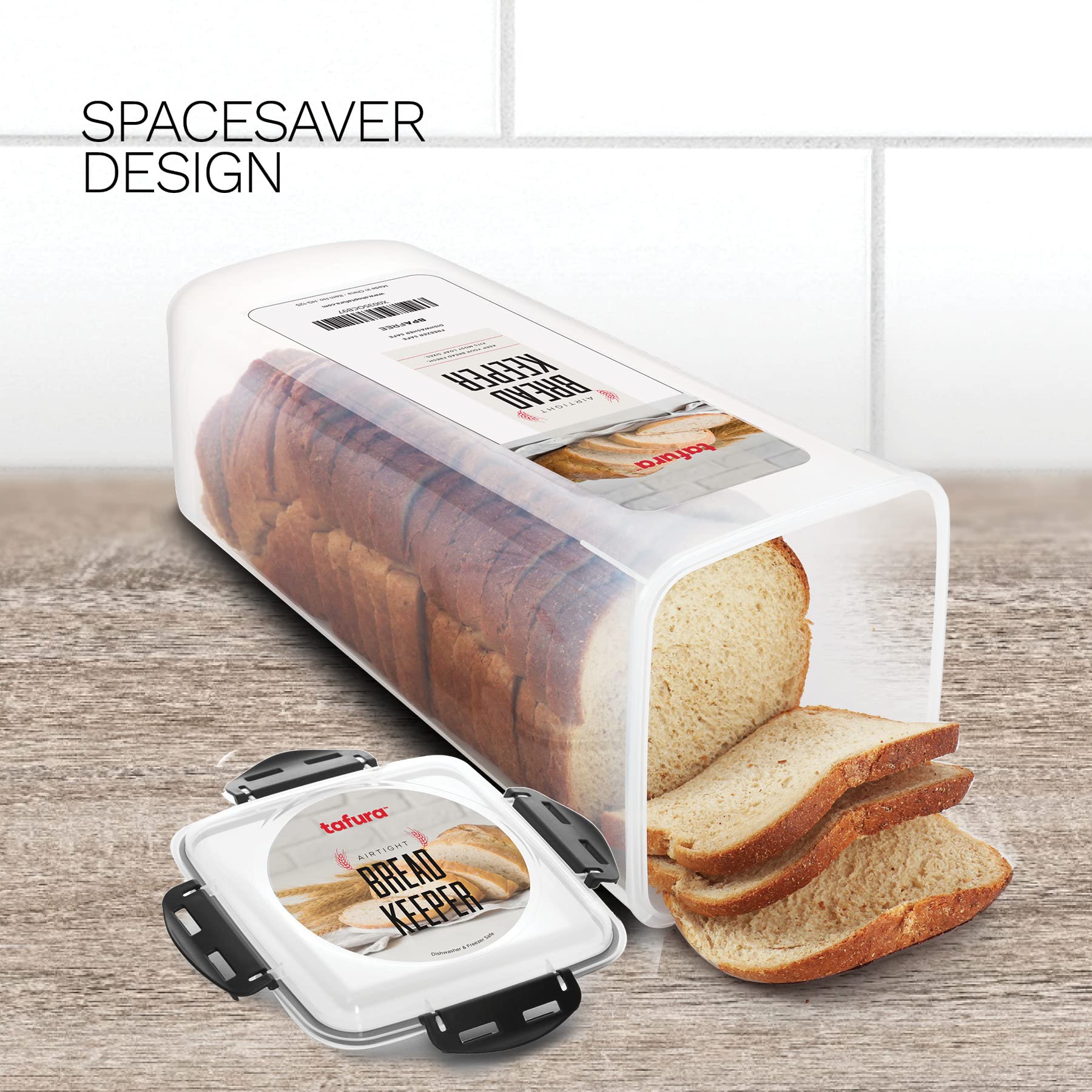 Tafura BPA-free plastic is freezer safe for bread storage