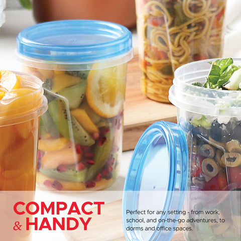 Leakproof freezer container during meal prep keeps contents contained