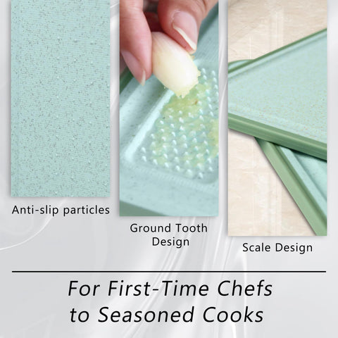 Tagliere with juice grooves to contain spills and protect countertops.