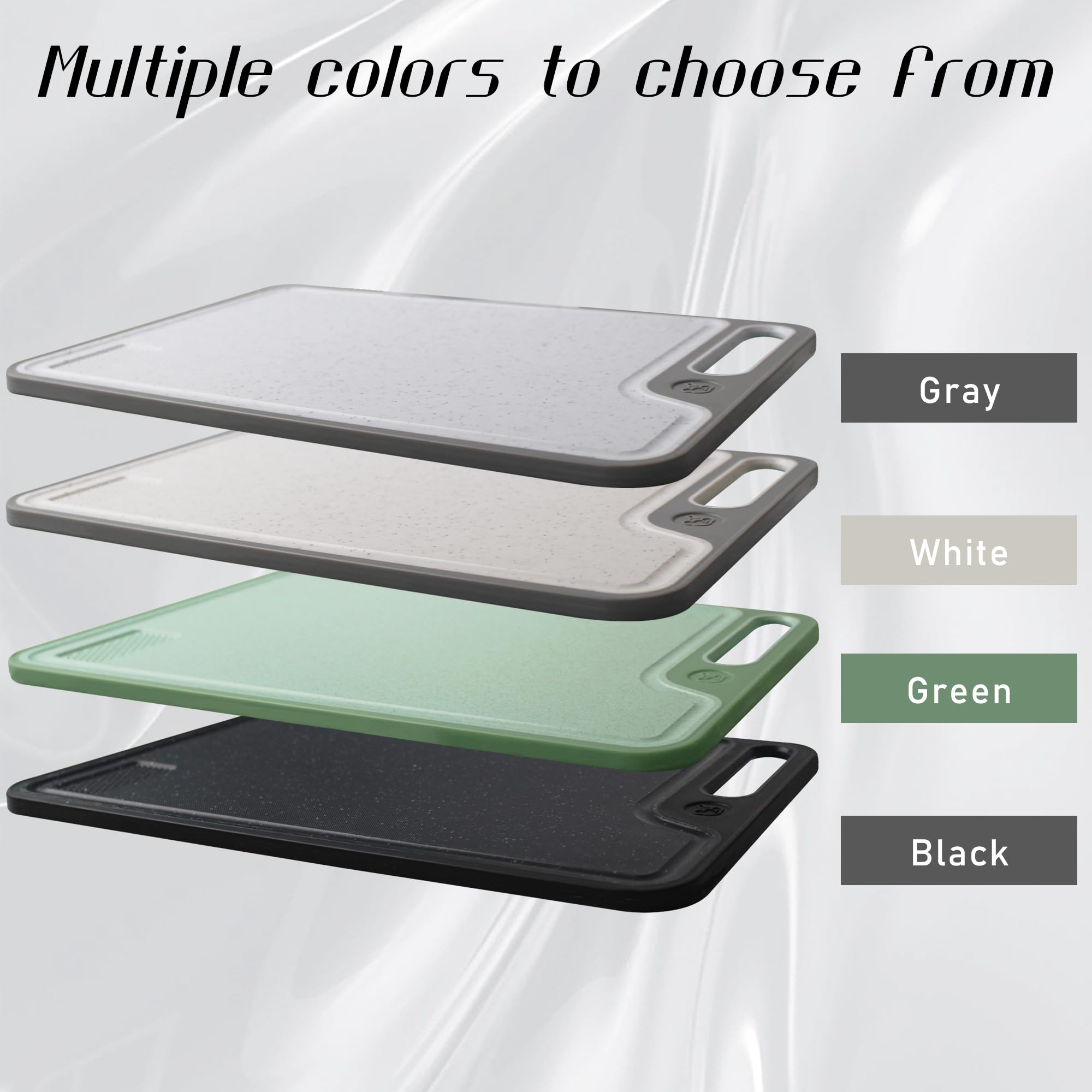 Tagliere cutting board with ergonomic handle for easy lifting and hanging.